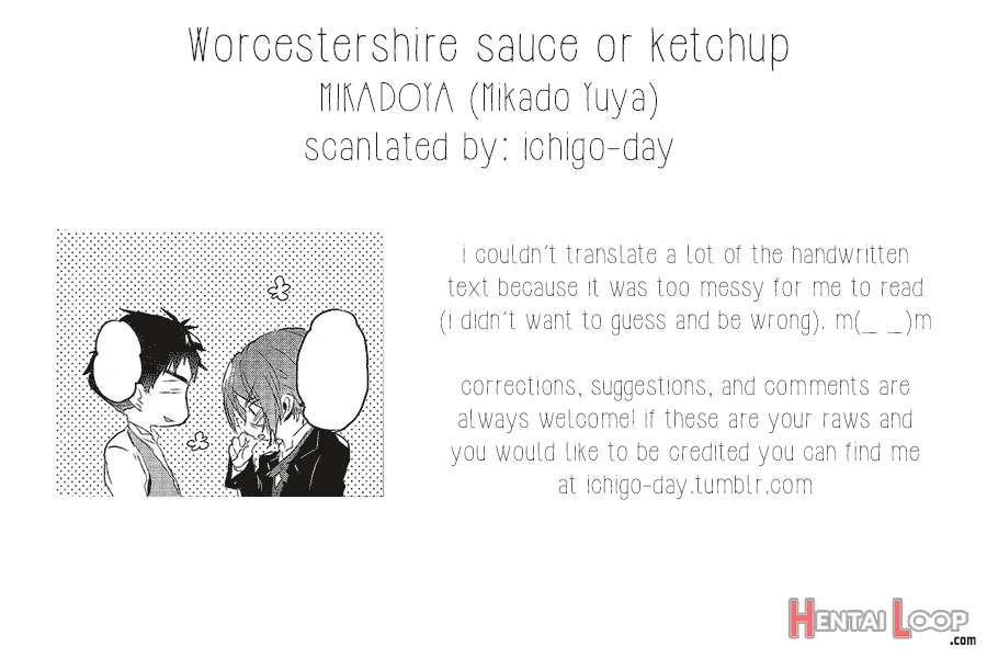 Worcestershire Sauce Or Ketchup page 20