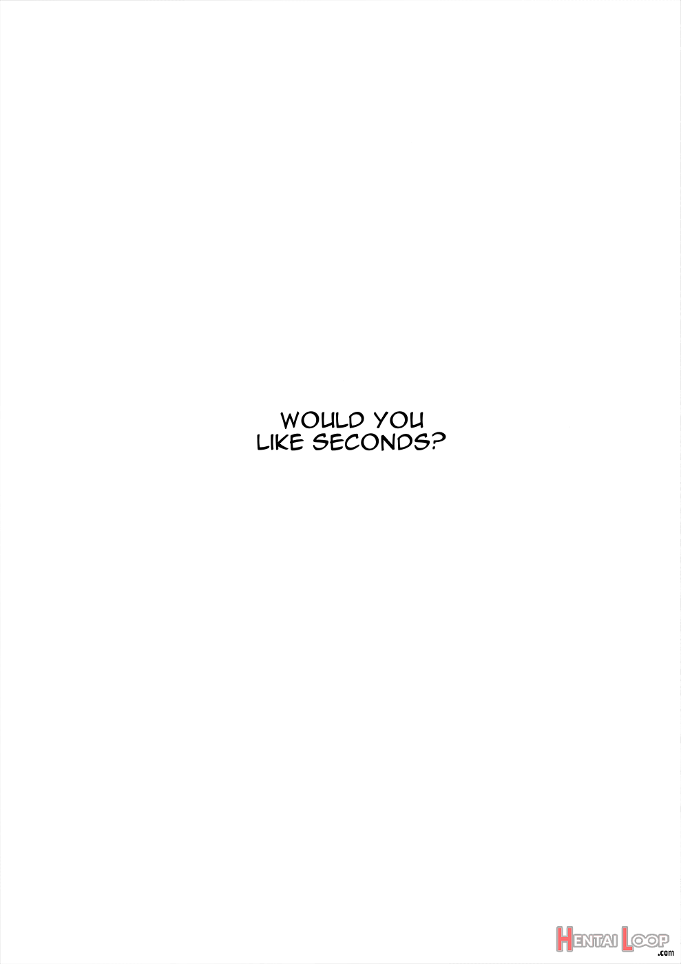 Would You Like Seconds? page 38