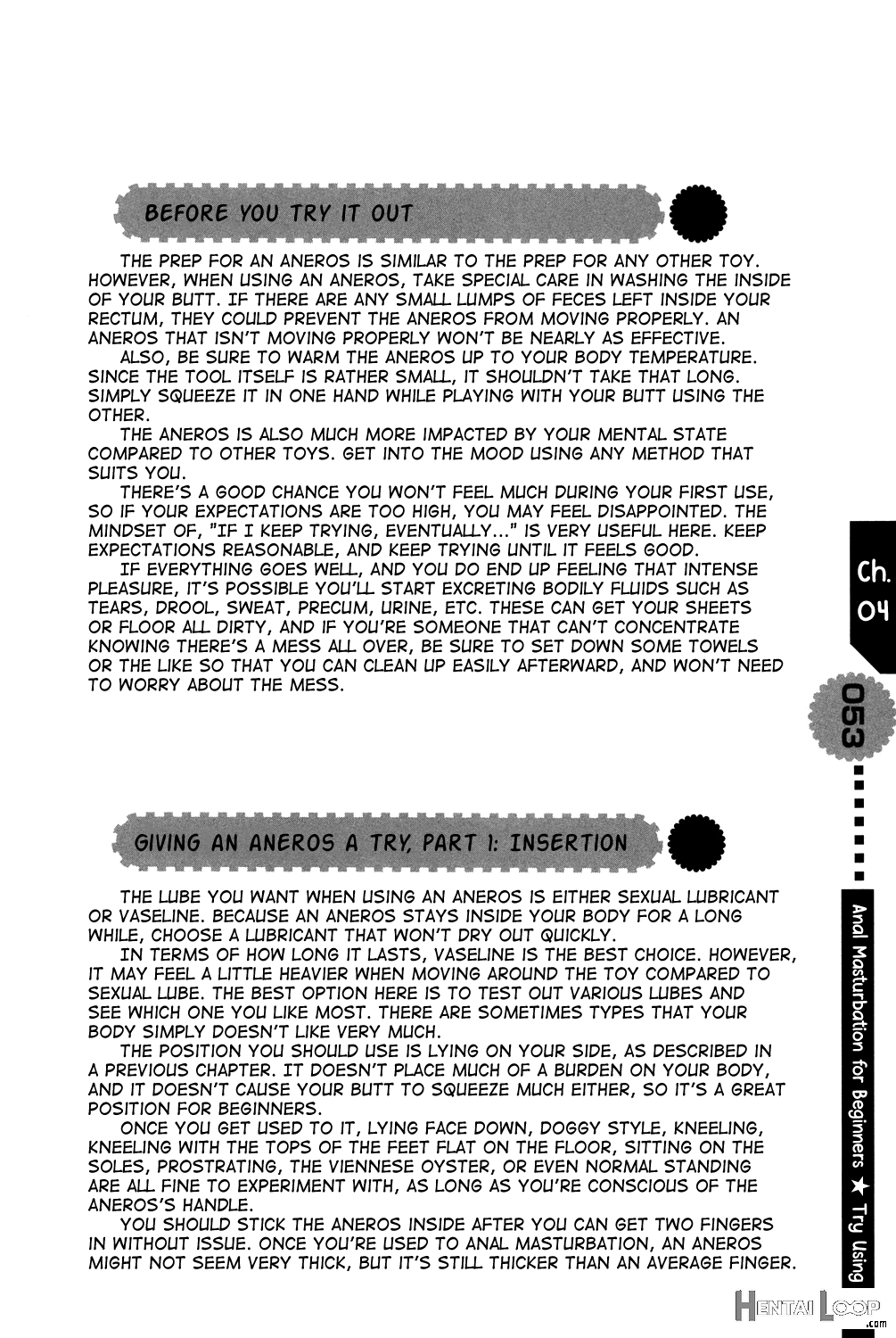 You Can Do It Alone! ~ Introduction To Anal Masturbation For Boys ~ page 53