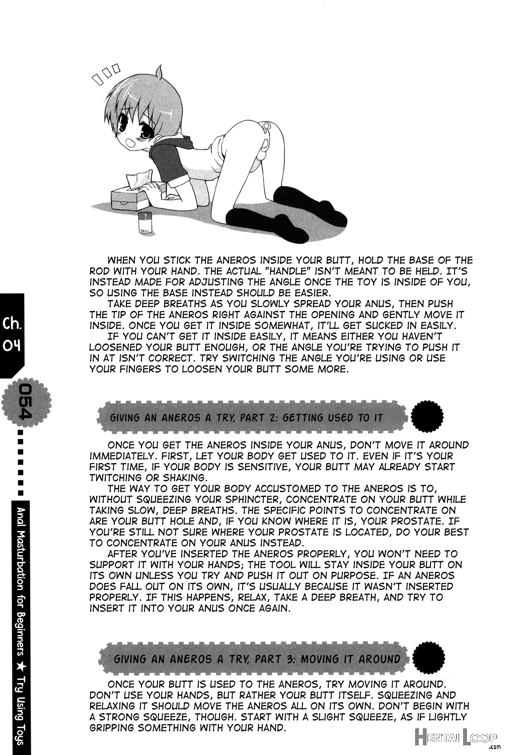 You Can Do It Alone! ~ Introduction To Anal Masturbation For Boys ~ page 54