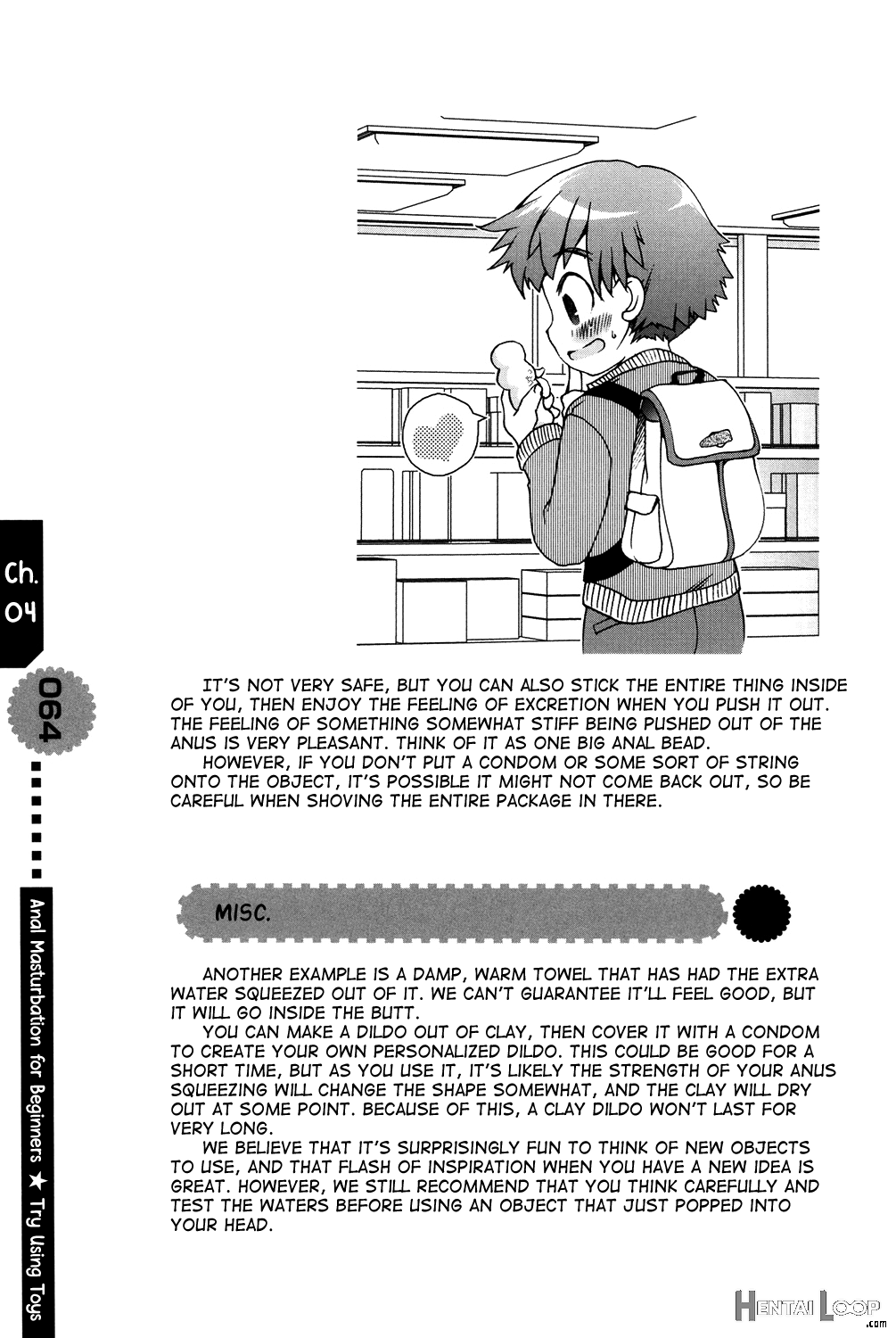 You Can Do It Alone! ~ Introduction To Anal Masturbation For Boys ~ page 64