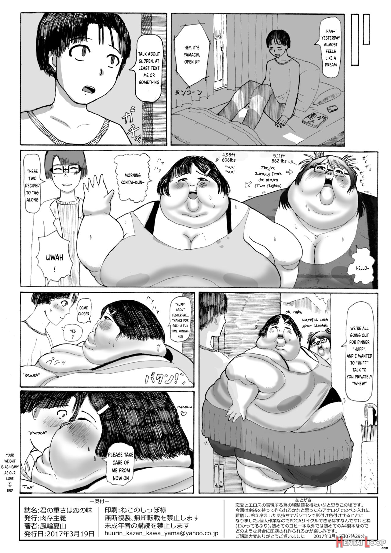 Your Weight, The Taste Of Love - English page 17