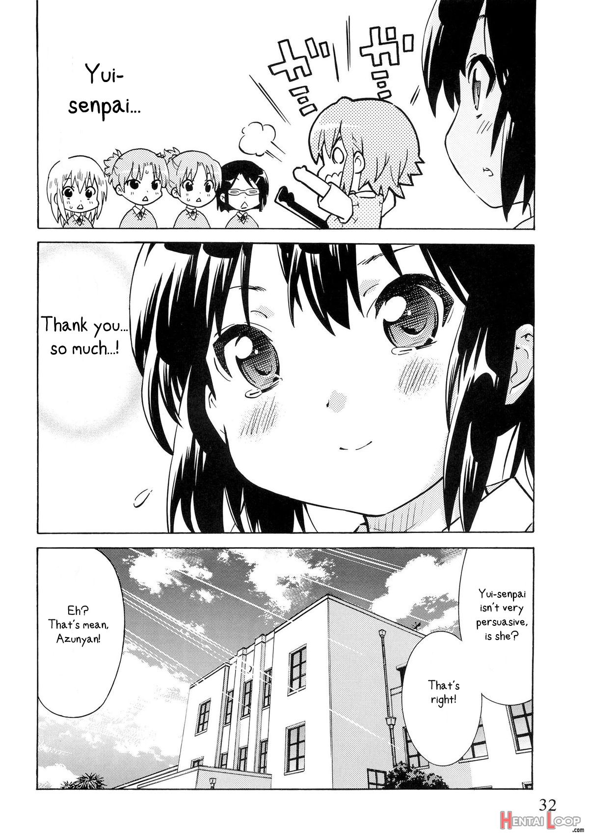 Yuri-on! #1 "mesomeso Azunyan!" page 31