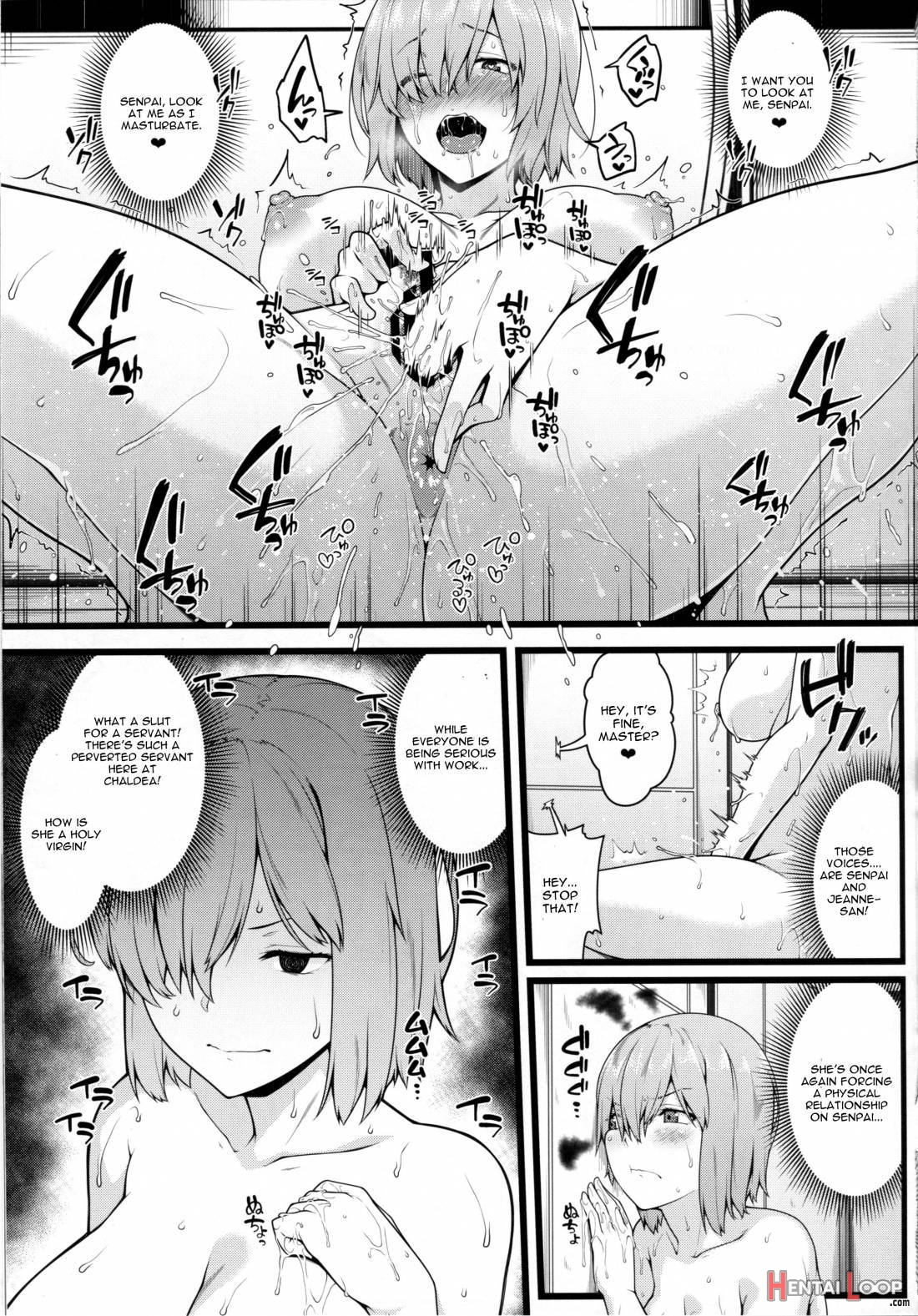 Zenra Roshutsu Haikai Onanie Ni Dohamari Shita Hentai Kouhai Mash Kyrielight page 10