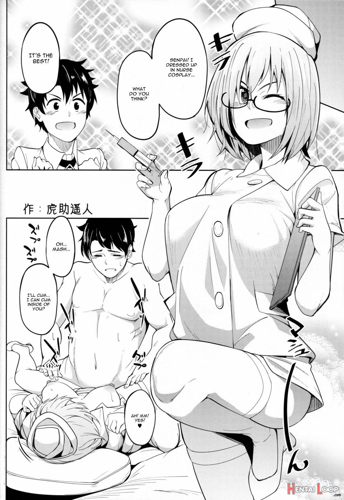 Zenra Roshutsu Haikai Onanie Ni Dohamari Shita Hentai Kouhai Mash Kyrielight page 21