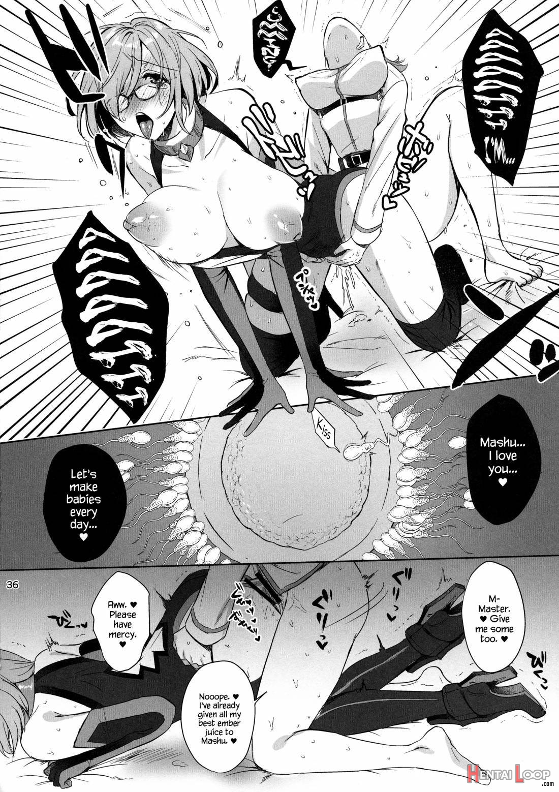 Zettai Fukujuu Dosukebe Futanari Chinpo Beast page 35