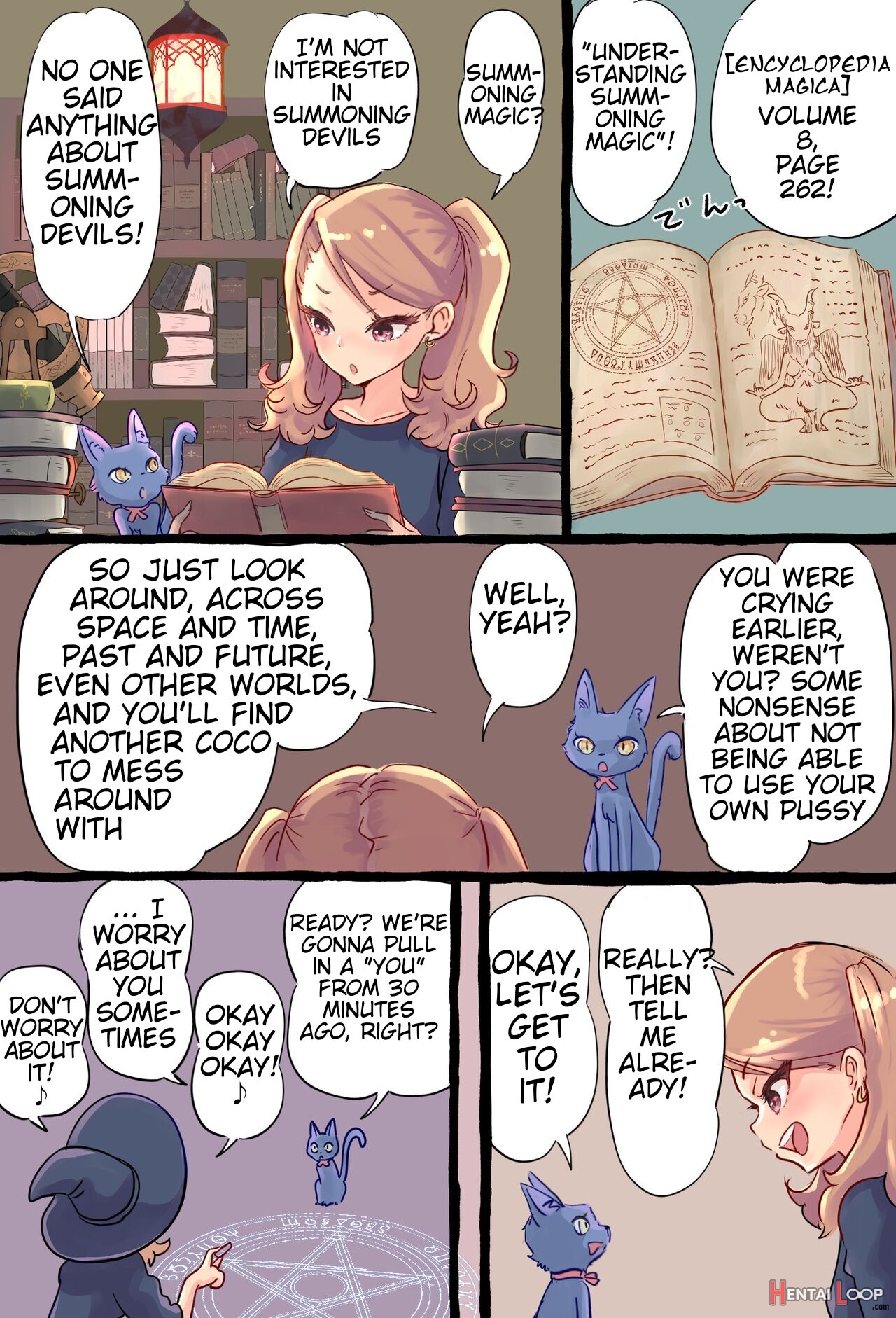 Page 5 of A Story About A Futanari Witch Who Summons Her Past Self With  Summoning Magic And Has Sex With Her Smaller Self (by Tsubame) - Hentai  doujinshi for free at HentaiLoop