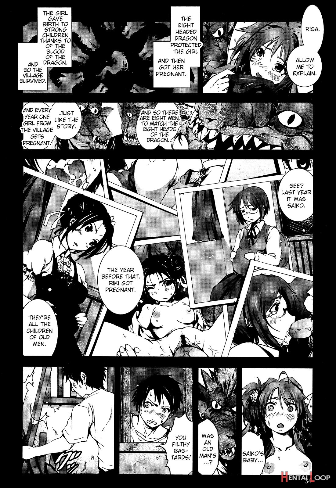 A Virgin's Netorare Rape And Despair - Mystery Location Edition page 6