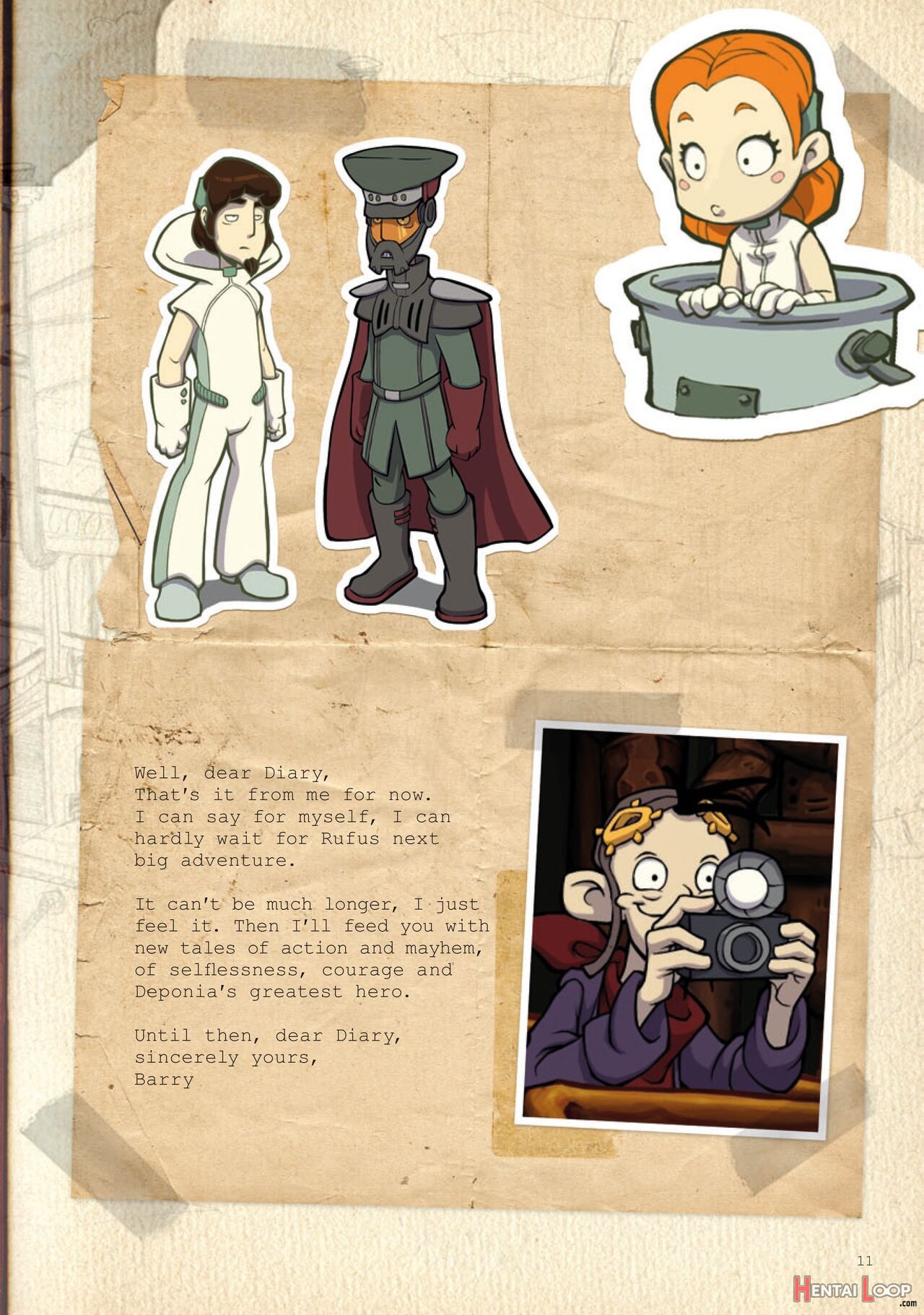 Barry's Rufus Reports Goodbye Deponia page 11