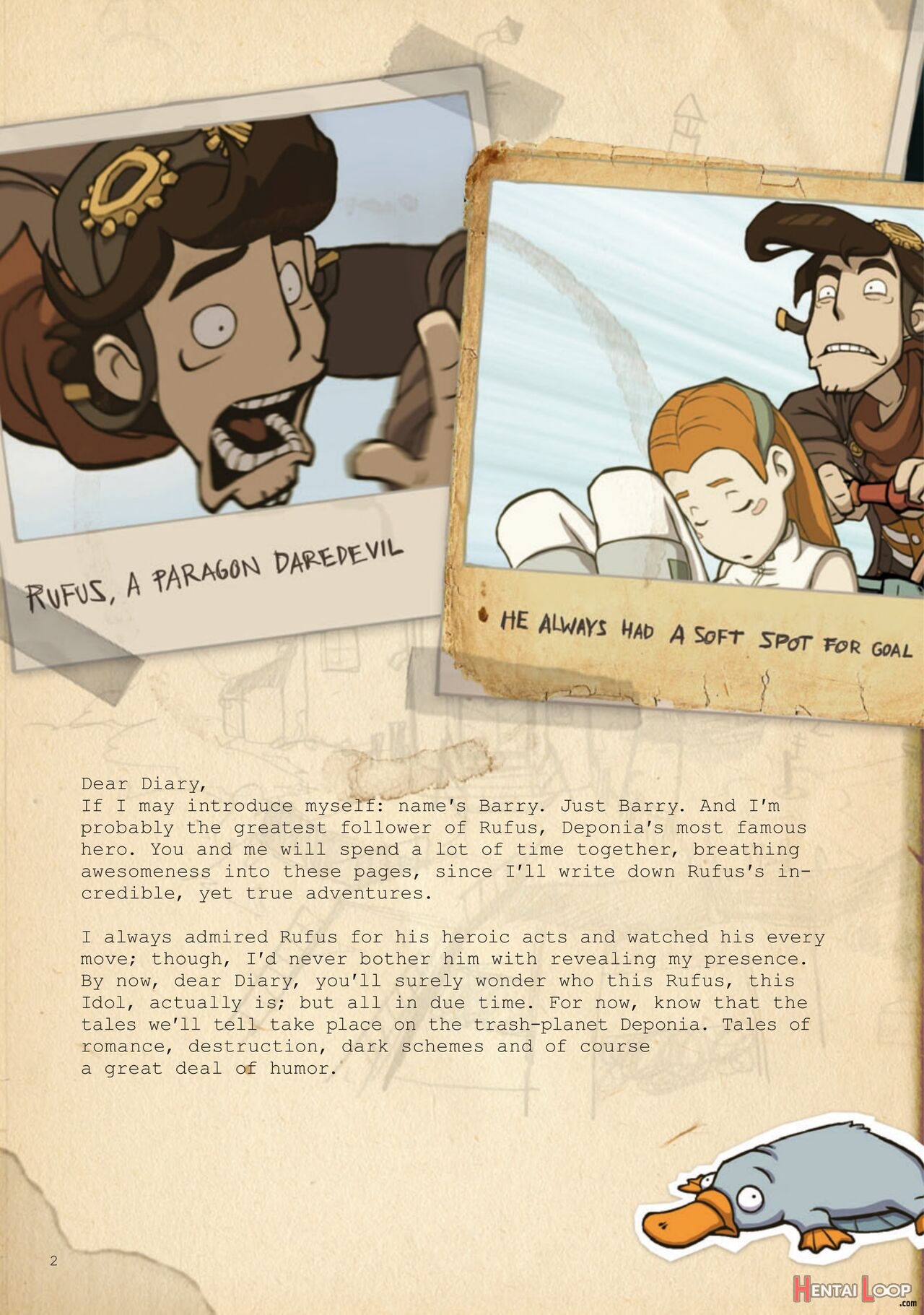 Barry's Rufus Reports Goodbye Deponia page 2