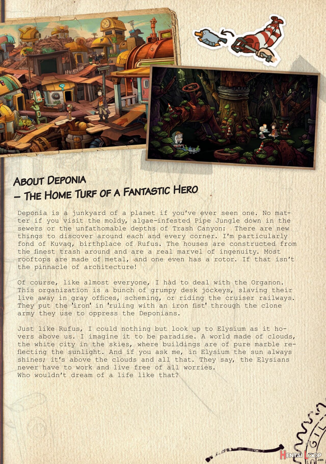 Barry's Rufus Reports Goodbye Deponia page 5