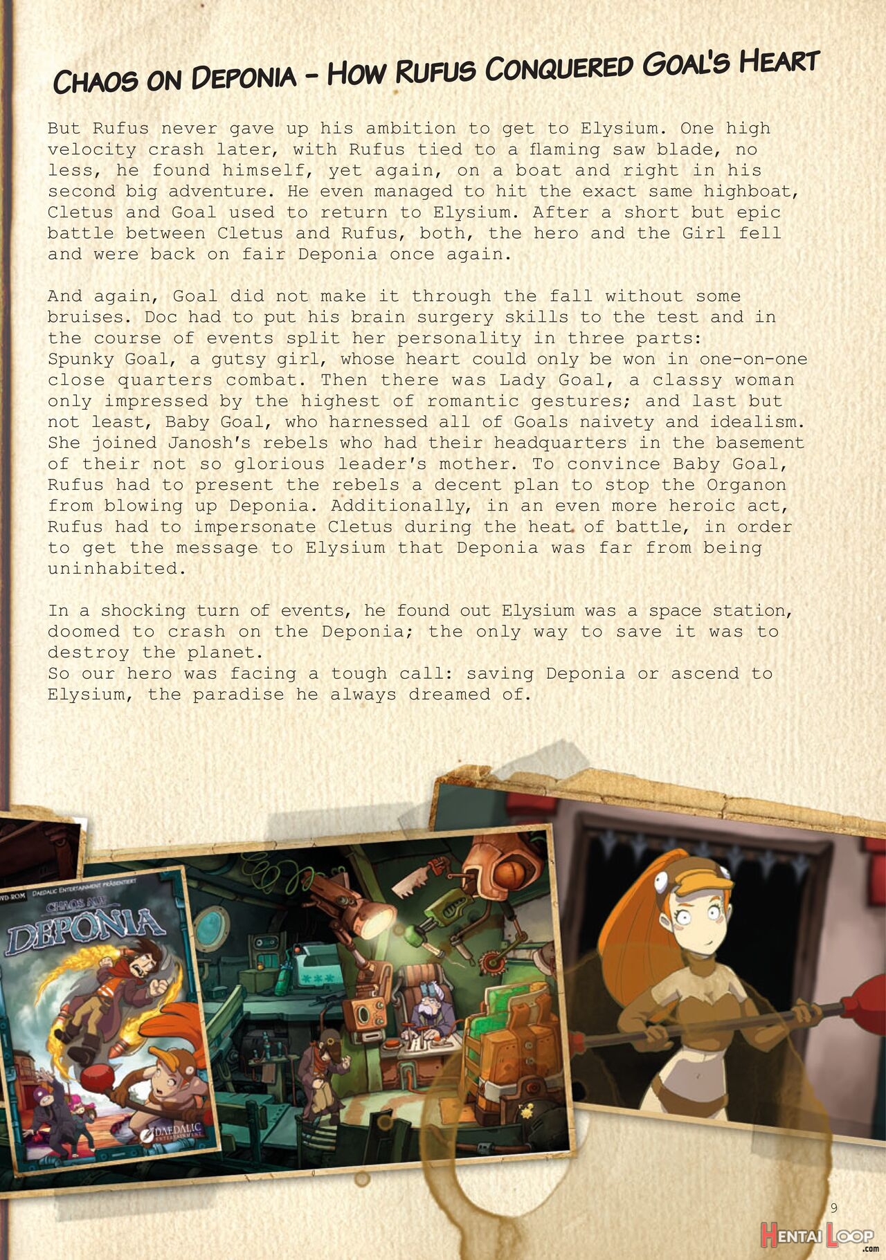 Barry's Rufus Reports Goodbye Deponia page 9