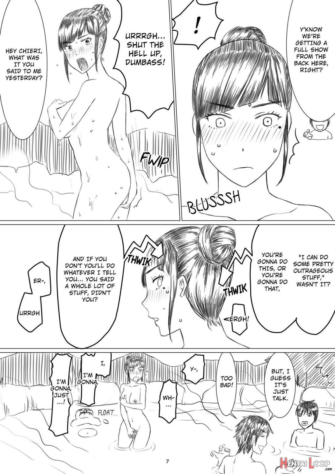 Chieri-san Wa Makerarenai! Netorase Konyoku Onsen page 8