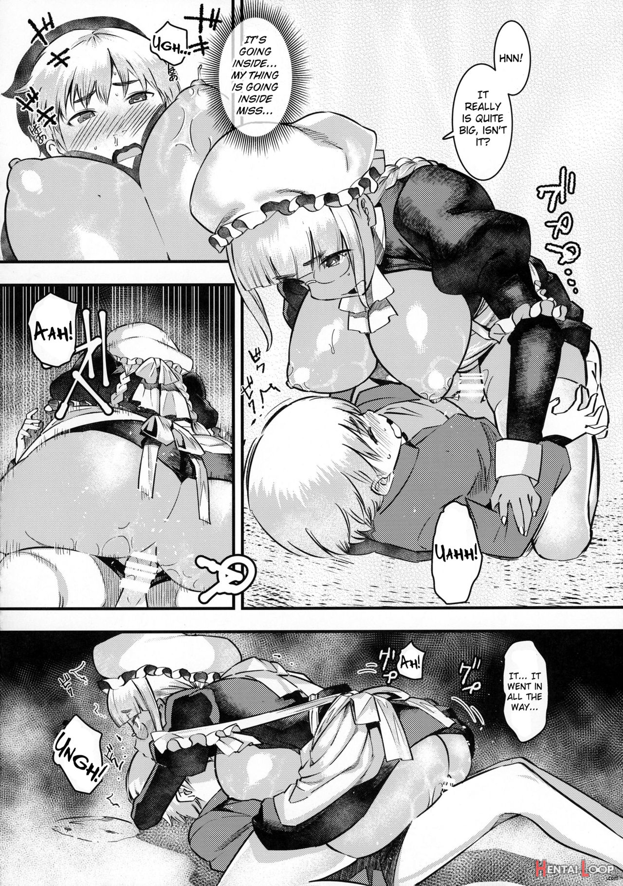 Daitensai! Kasshoku Kokumaro Funnyuu Maid!!! page 19