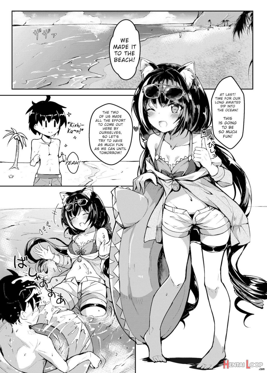 Deredere Kyaru-chan To Mizugi De Ecchi page 2