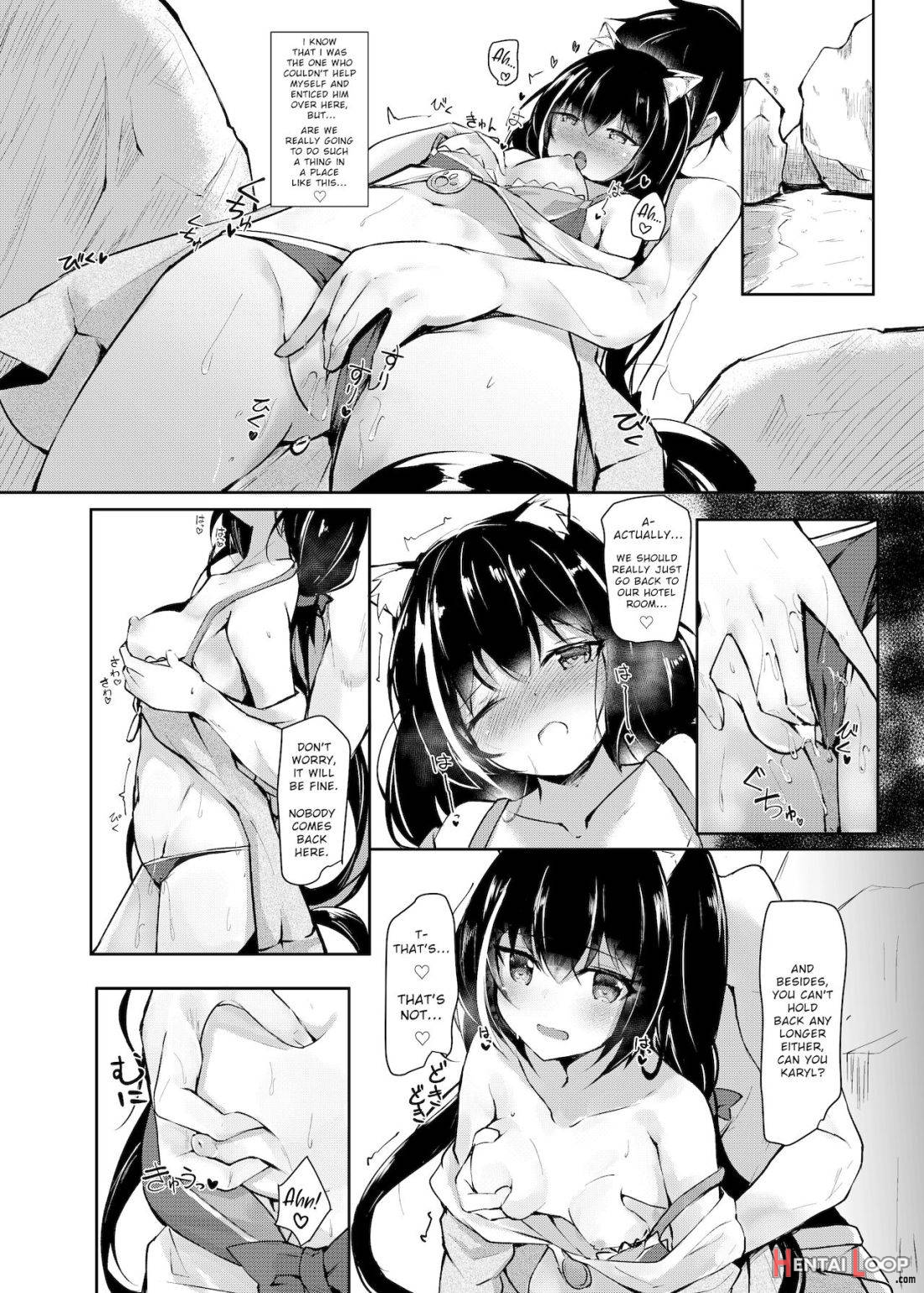 Deredere Kyaru-chan To Mizugi De Ecchi page 5