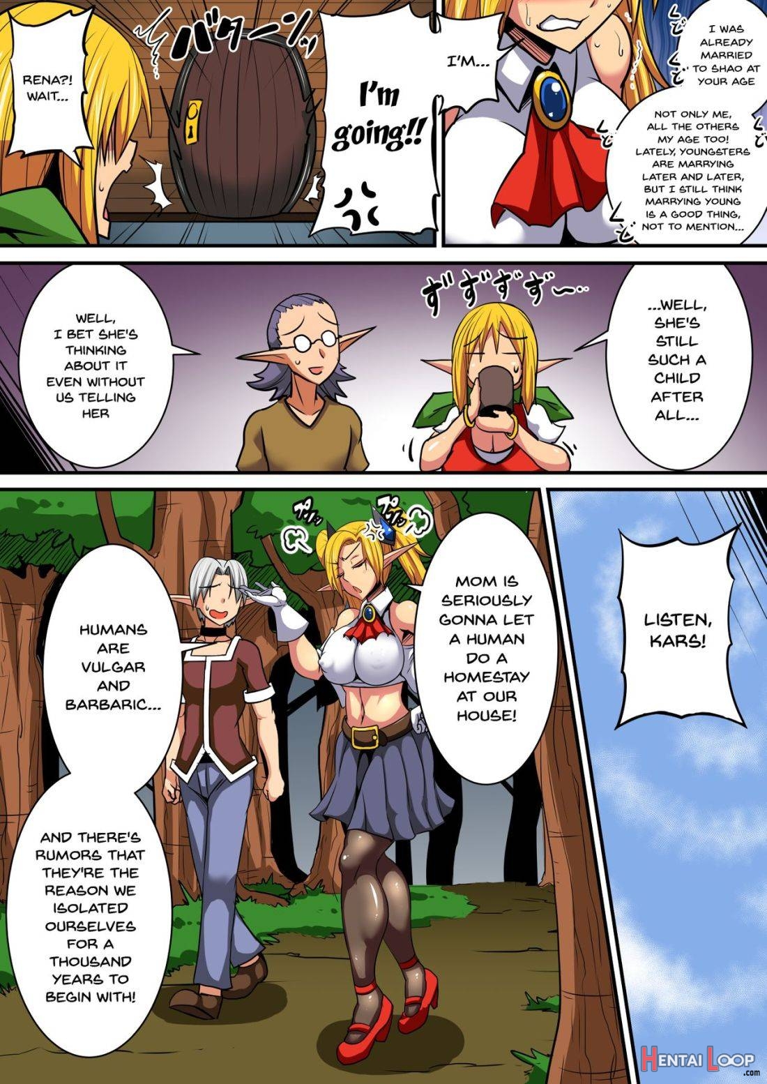 Elf Oyako To Pakopako Ibunka Kouryuu! ~lena Hen~ page 4