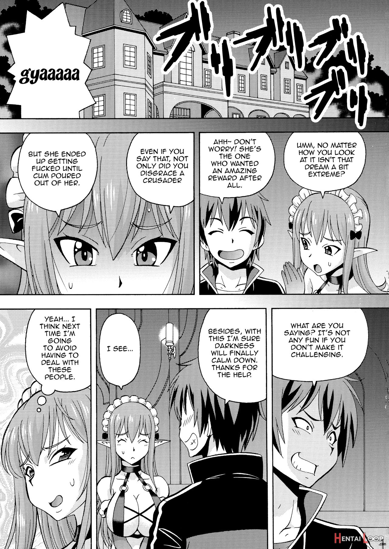 Ero Subarashii Sekai Ni Nakadashi O! 5 Inmu No Kishi page 28