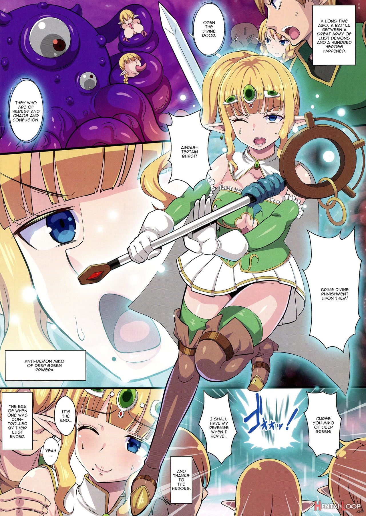 Fukushuu No Elf Lieselotte Zero ~inran Hitozuma Renzoku Zecchou Rinkan Ishukan Dosukebe Kairaku Ochi!~ page 2