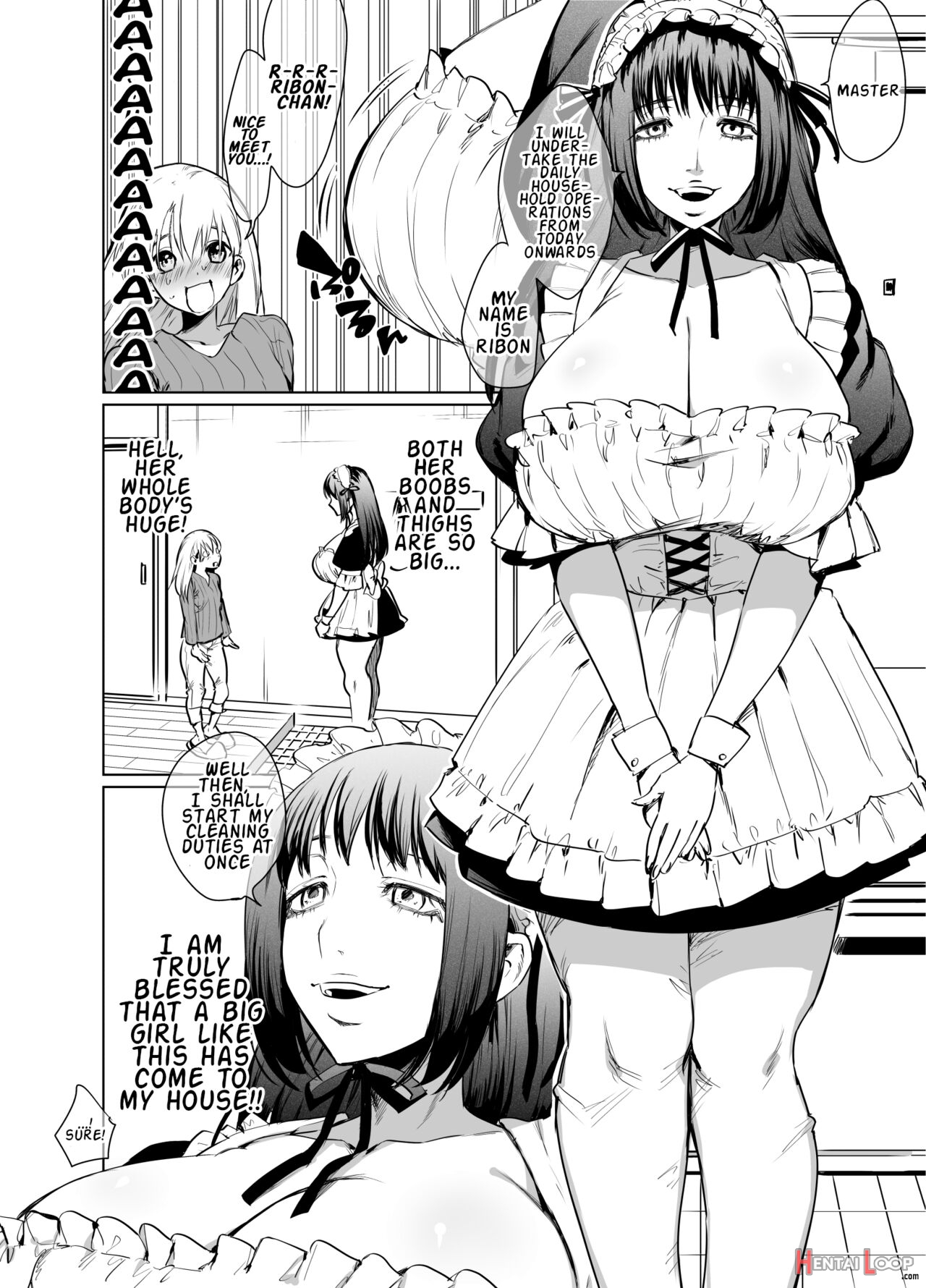 Futanari Maid No Ribon-chan page 3