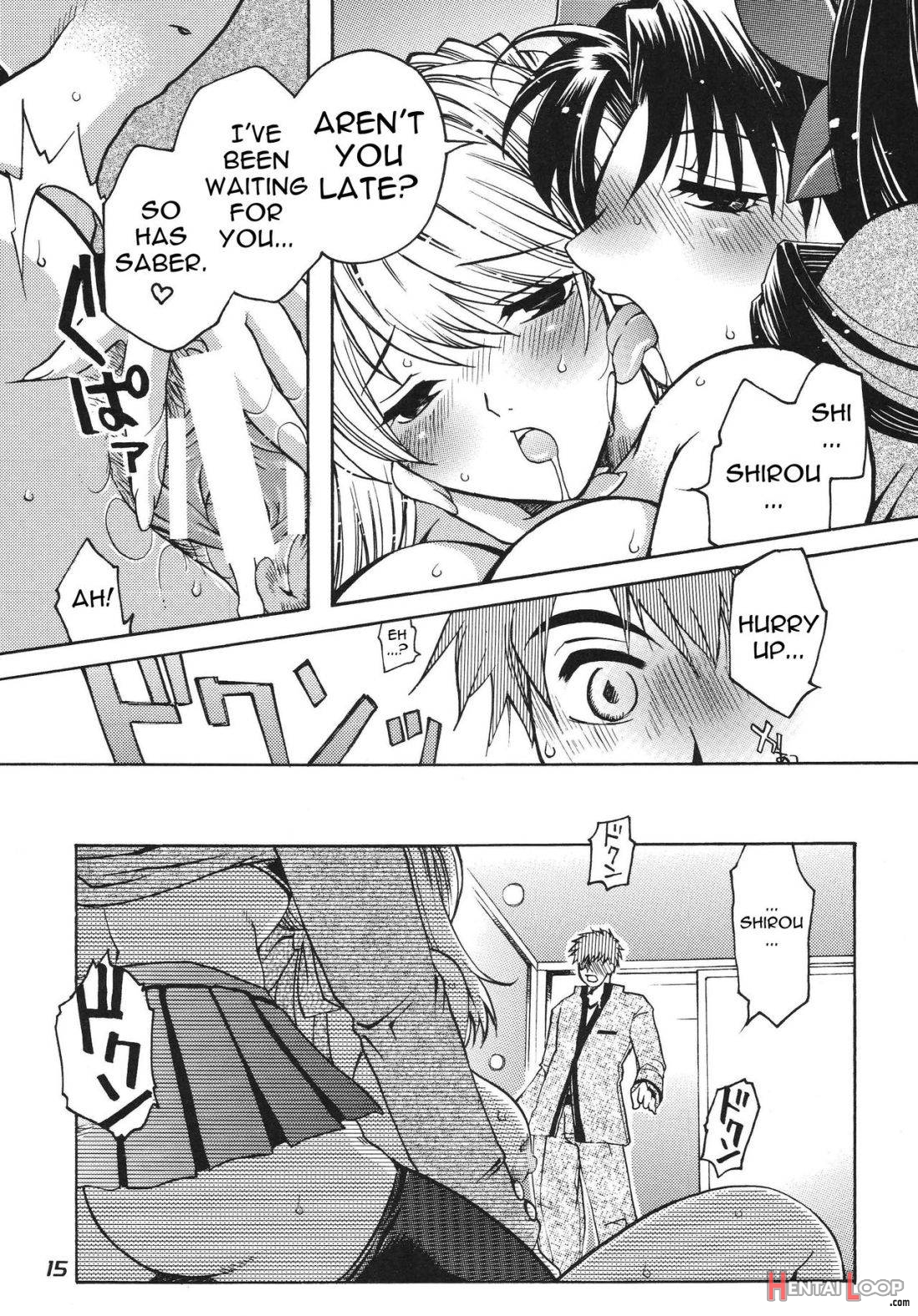 Futanari Rin X Kyonyuu Saber page 14