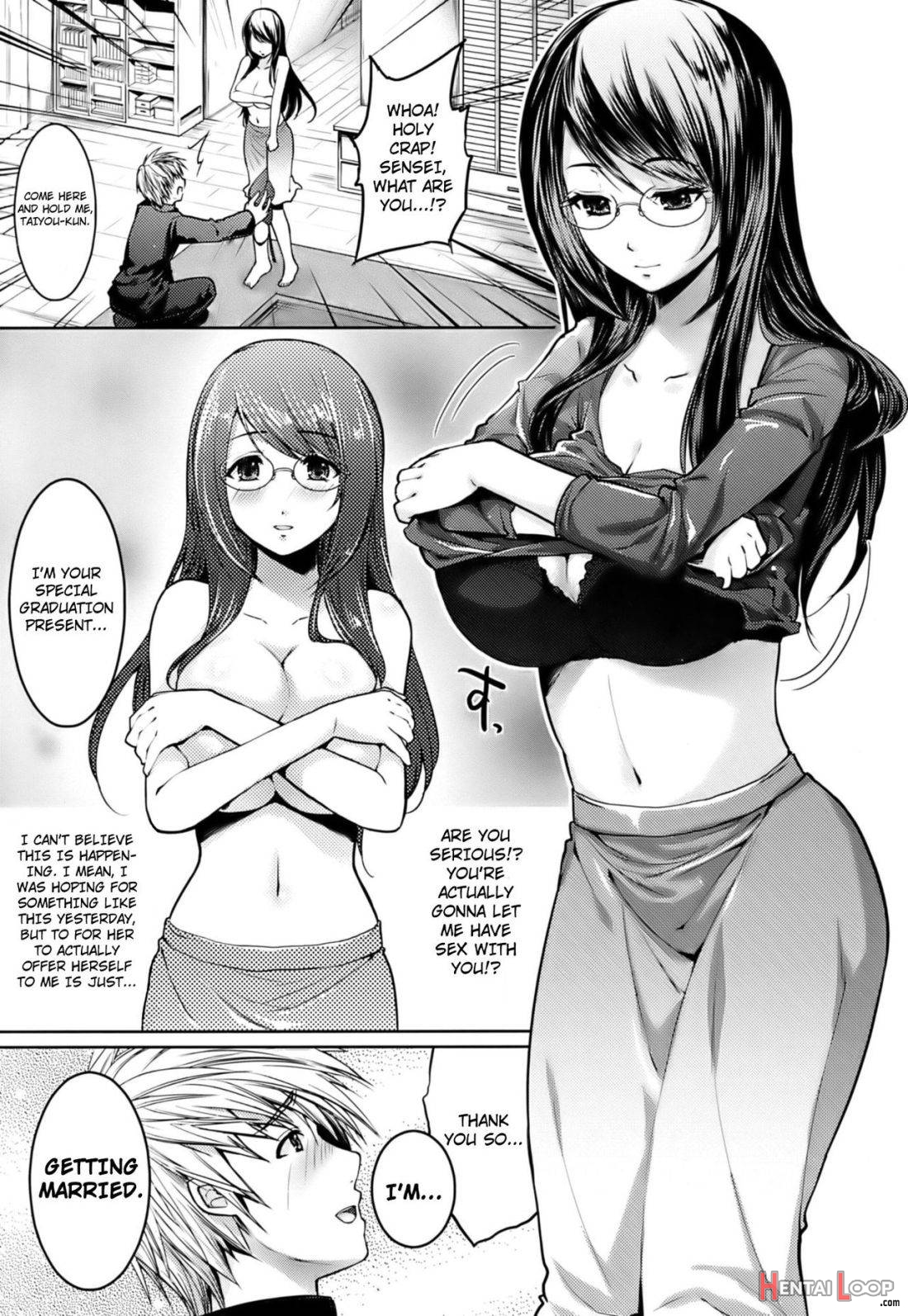 Hazukashii Chibusa page 42