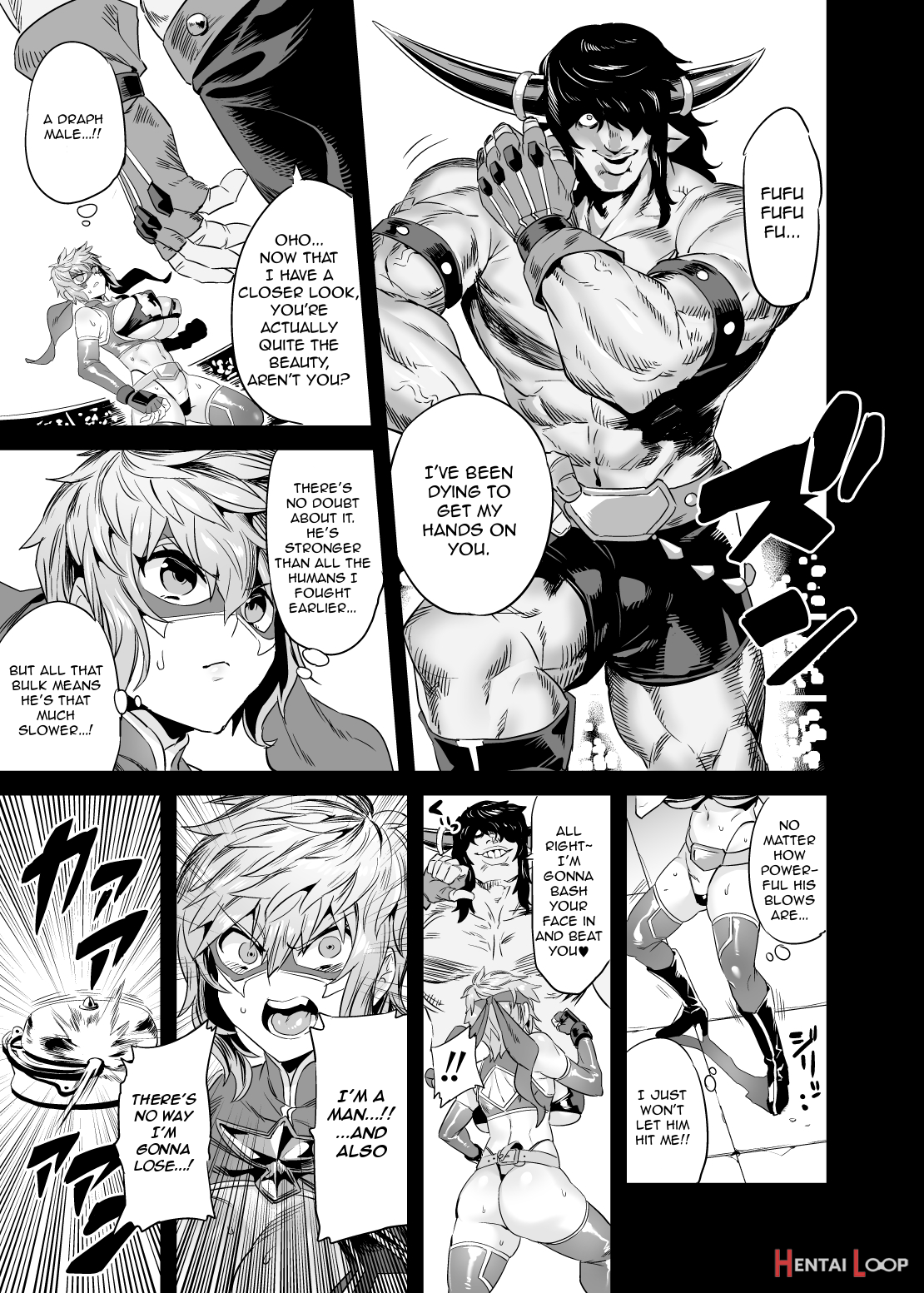 Hentai Ts Luchador Gran-chan page 8