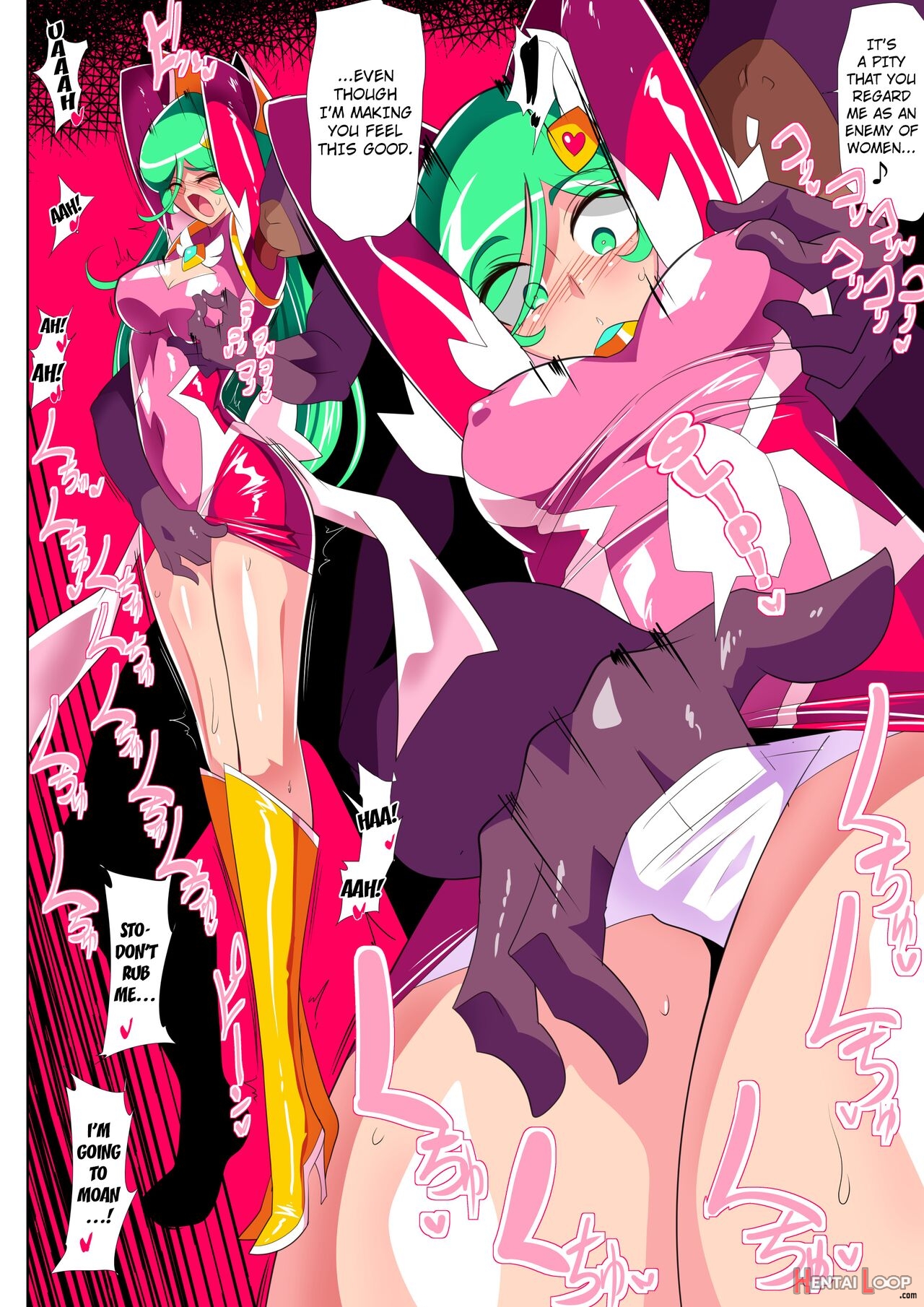 Heroine Lose 2 Psycho Lady Meteor Hen Psycho Power Heroine Vs Kyousei Chikan Choukyou! page 12