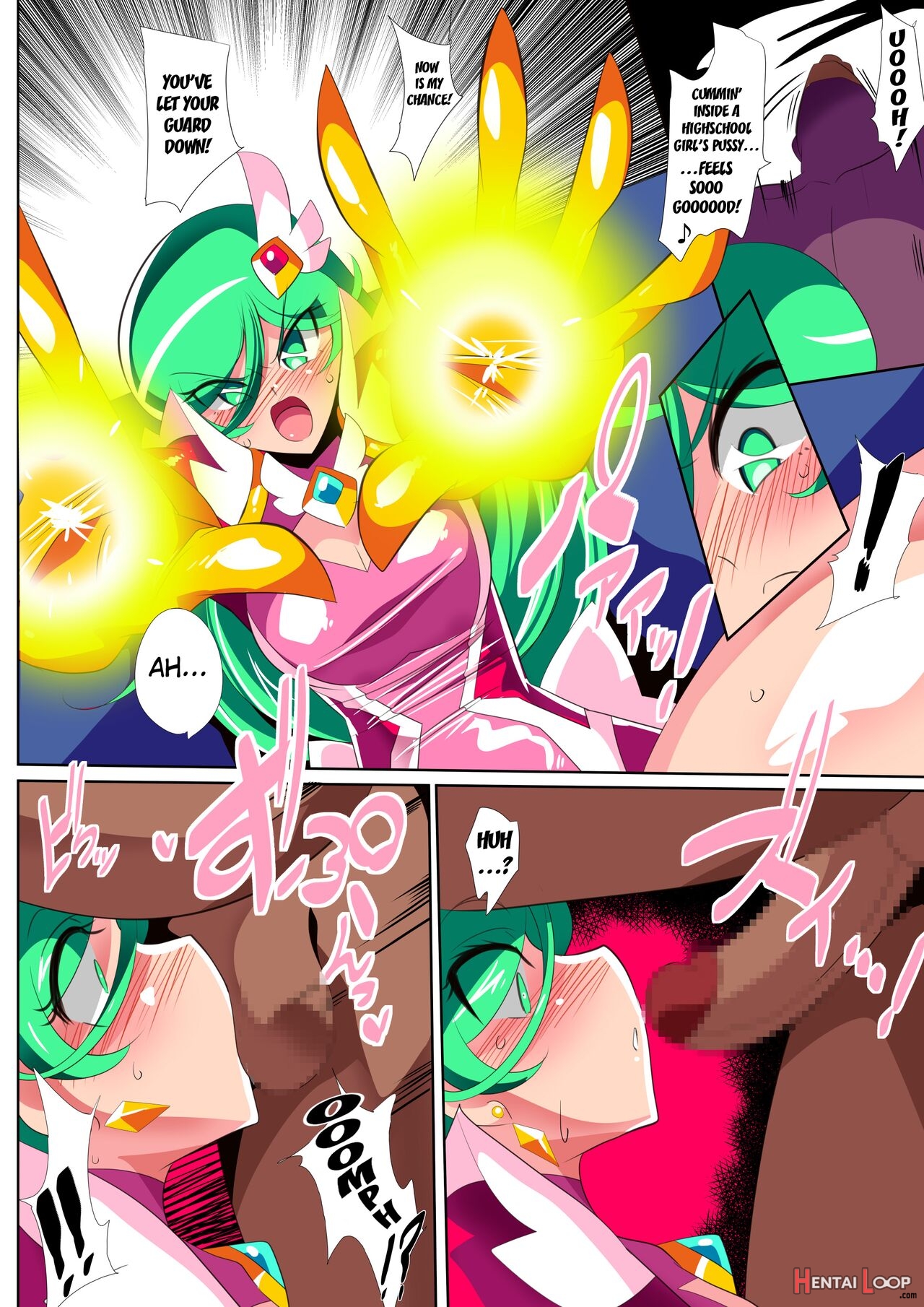 Heroine Lose 2 Psycho Lady Meteor Hen Psycho Power Heroine Vs Kyousei Chikan Choukyou! page 18