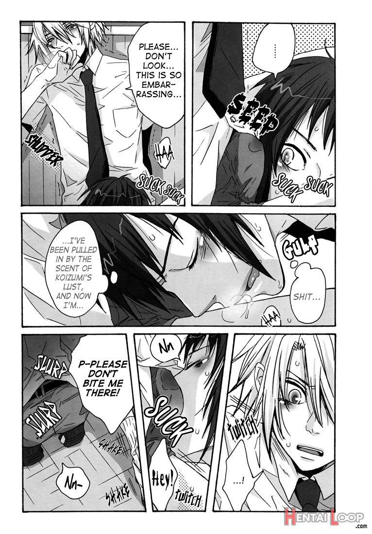 Hey! Koizumi, Let Me Bite You! page 14