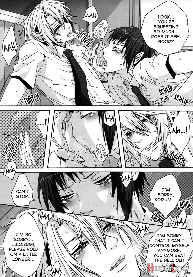 Hey! Koizumi, Let Me Bite You! page 20