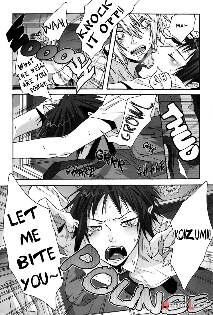 Hey! Koizumi, Let Me Bite You! page 4