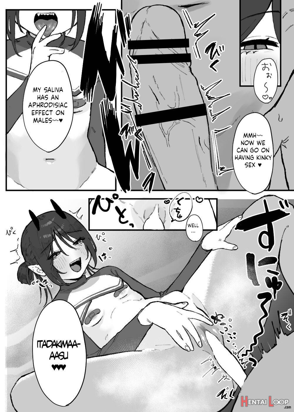 Hinnyuu De Kahanshin Dekai Succubus Ni Ouen Saretari Baka Ni Sare Sarenagara Ecchi Suru Hanashi. page 14