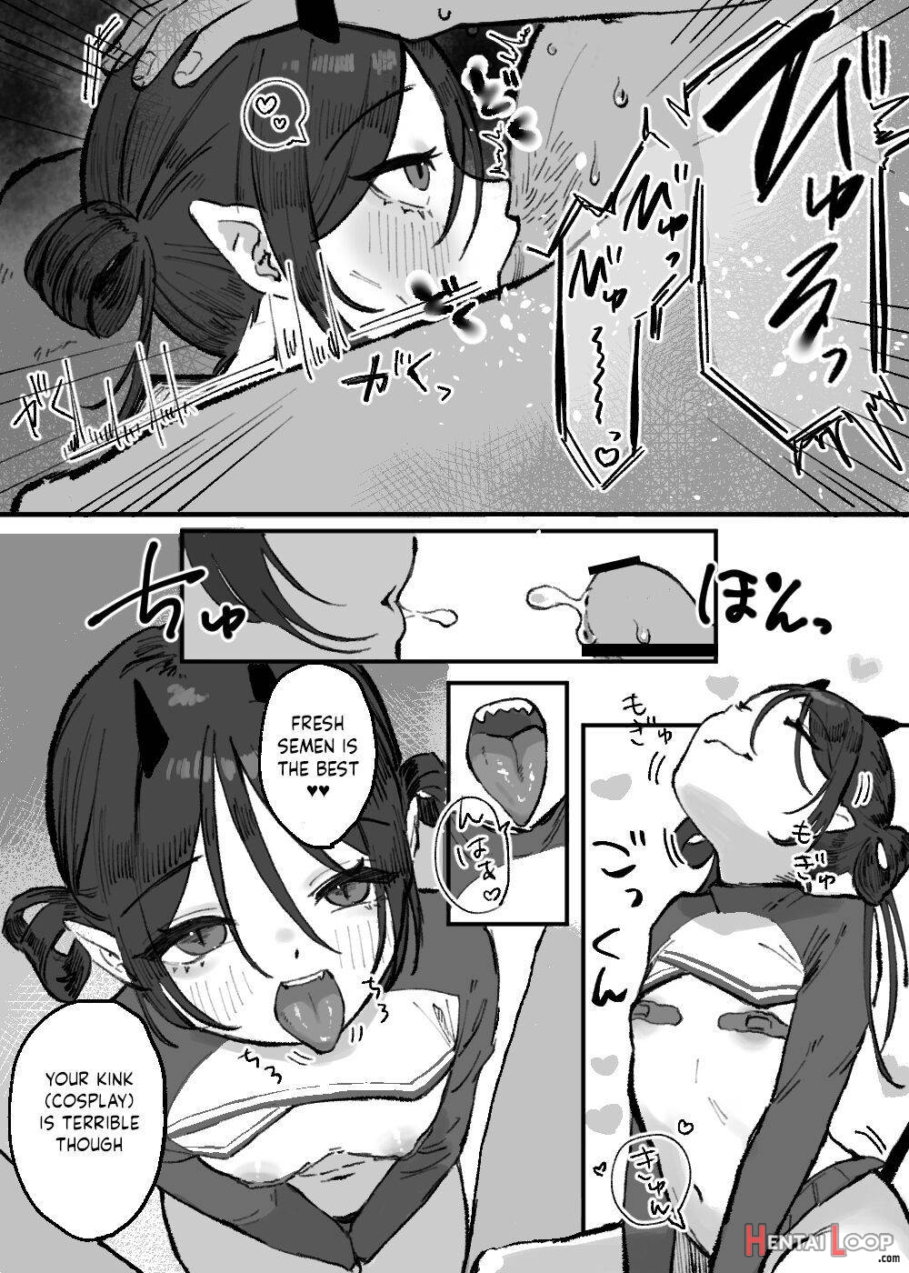 Hinnyuu De Kahanshin Dekai Succubus Ni Ouen Saretari Baka Ni Sare Sarenagara Ecchi Suru Hanashi. page 6