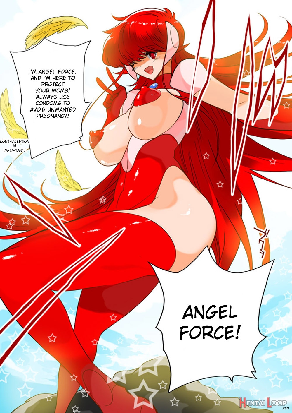 Hitoduma Shugo Senshi Angel Force page 23