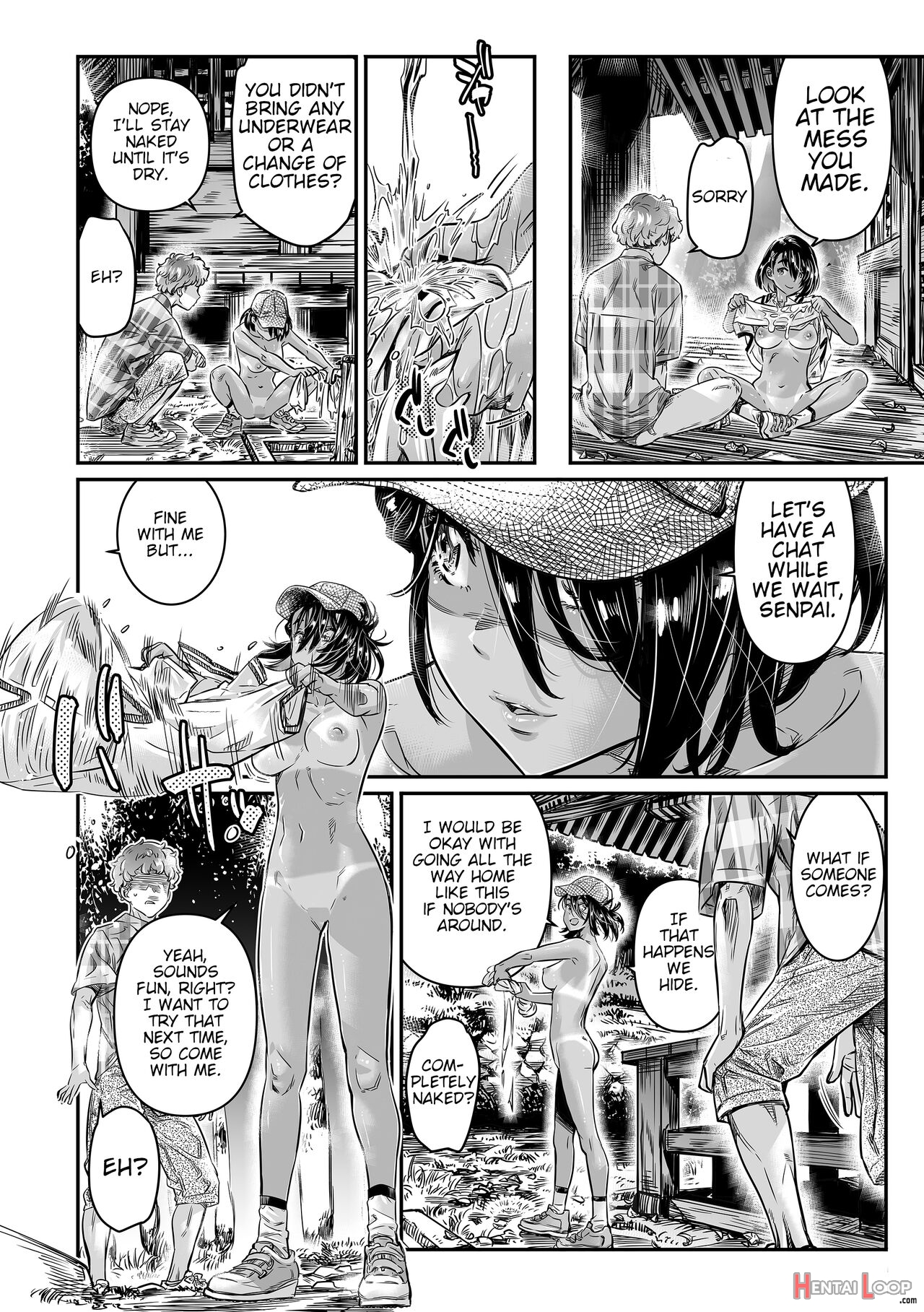 Hiyake No Bitch Shoujo Wa, Doutei No Senpai O Yagai Sex Ni Sasou page 29