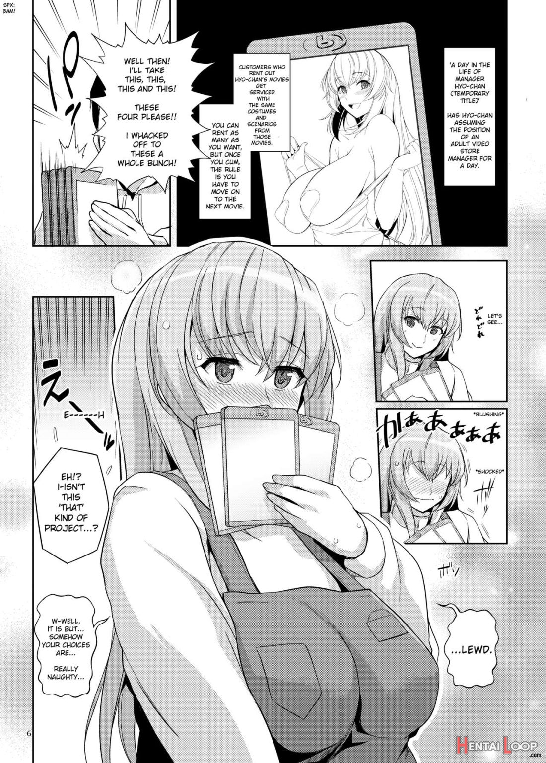 Hyou-chan No Av Shop Ichinichi Tenchou-san page 6