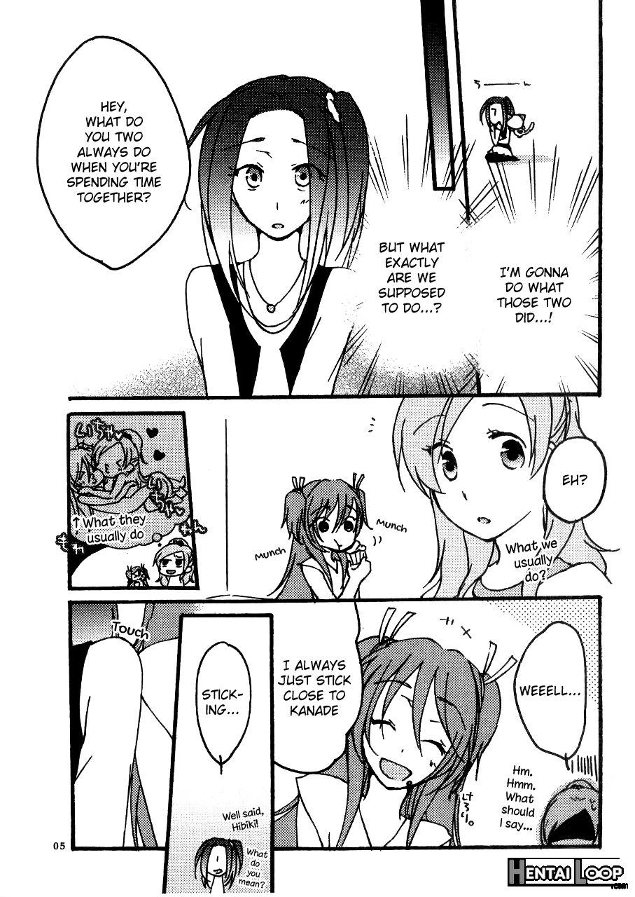 I Want To Bond With Hibiki And Kanade! page 5