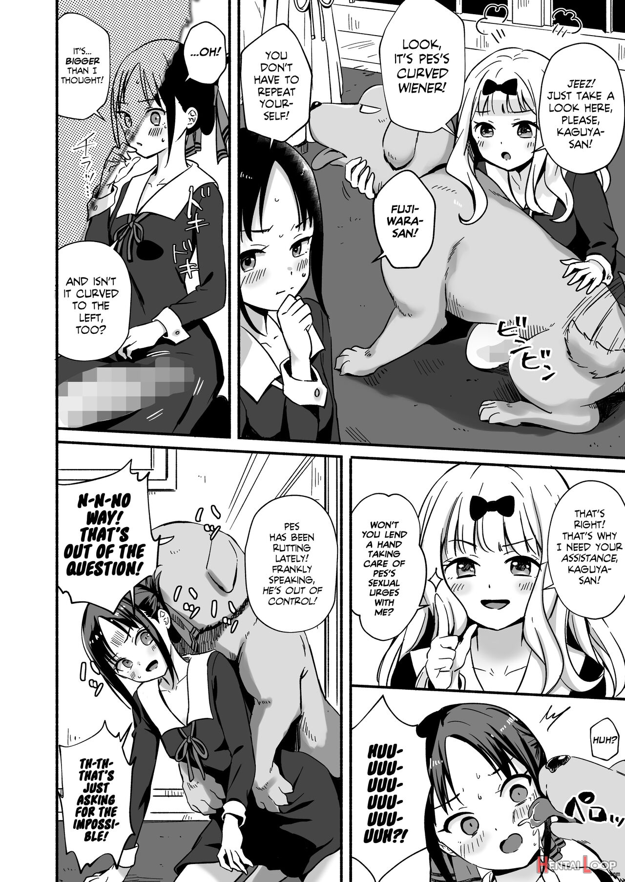 Kaguya-san Takes Care Of Pes's Sexual Urges! page 4