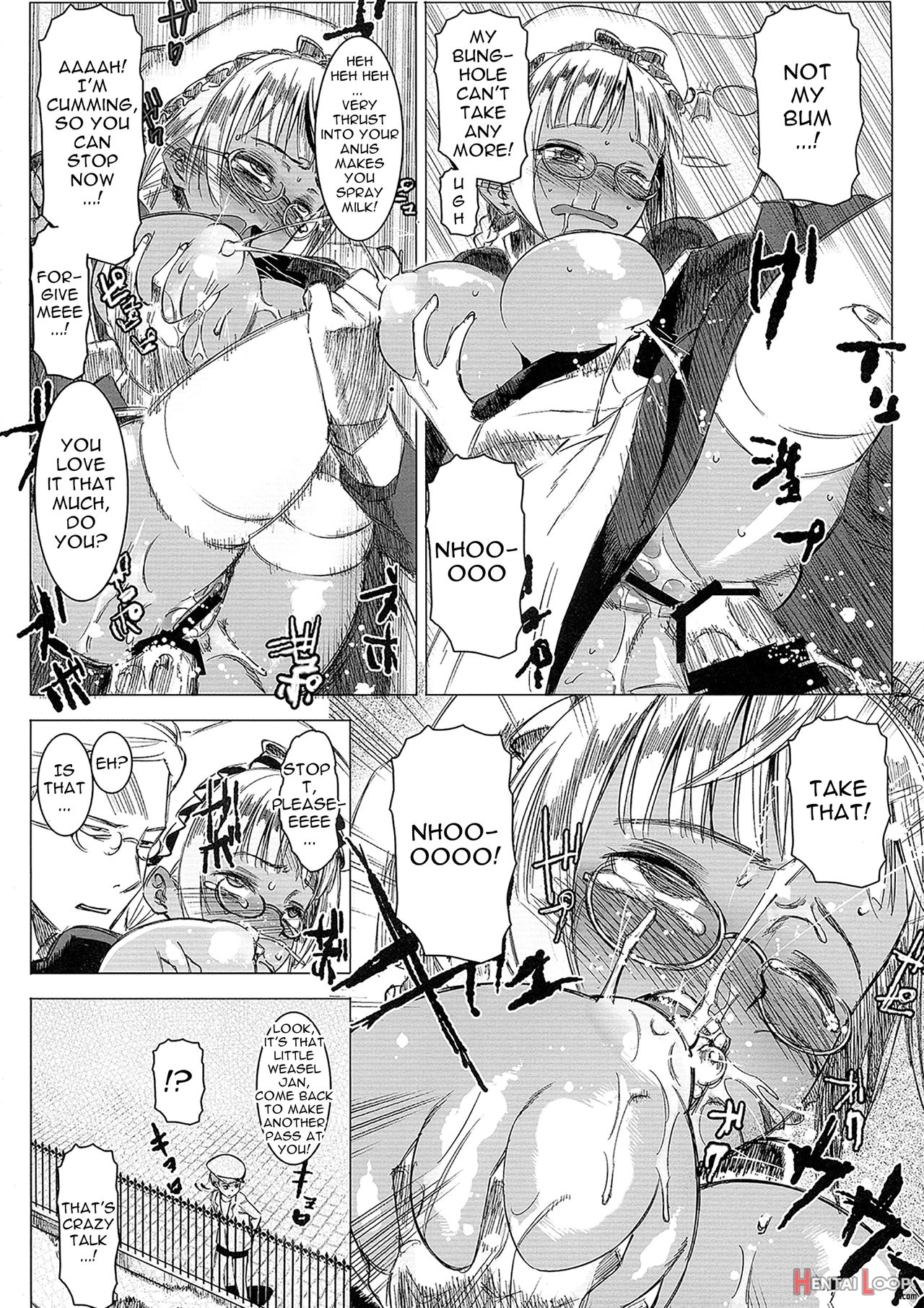 Kasshoku Kokumaro Funnyuu Maid! Baka Ka!!! page 21