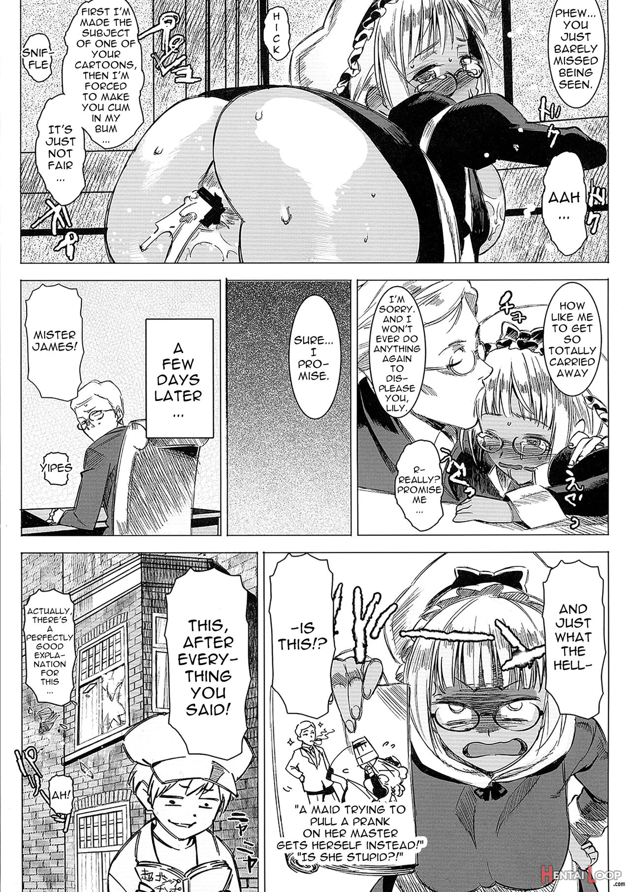 Kasshoku Kokumaro Funnyuu Maid! Baka Ka!!! page 23