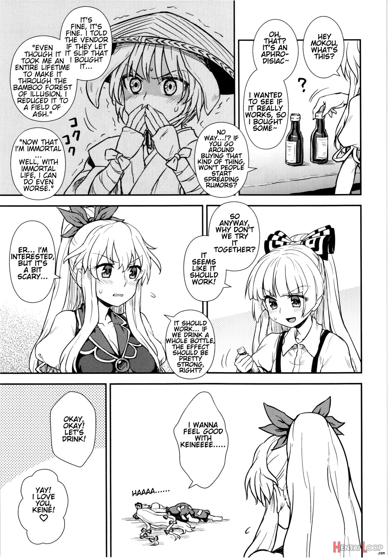 Keine And Mokou's Life Training page 19