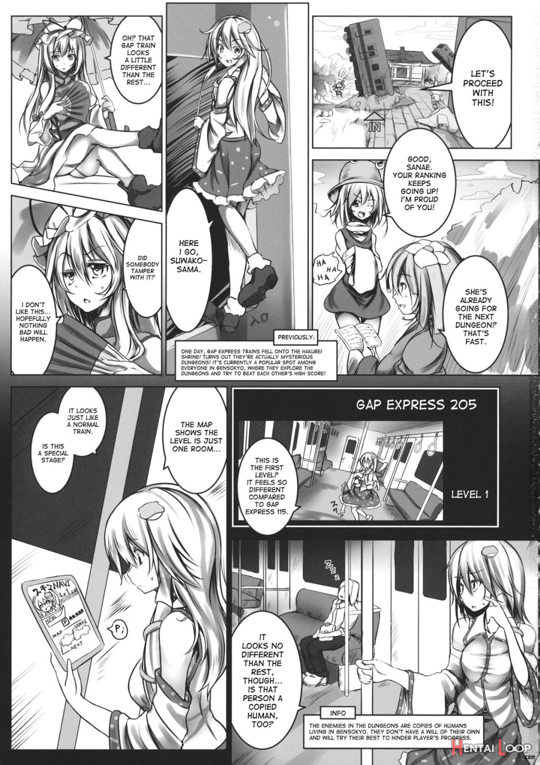 Kochiya Sanae Kyousei Chikan Densha page 2