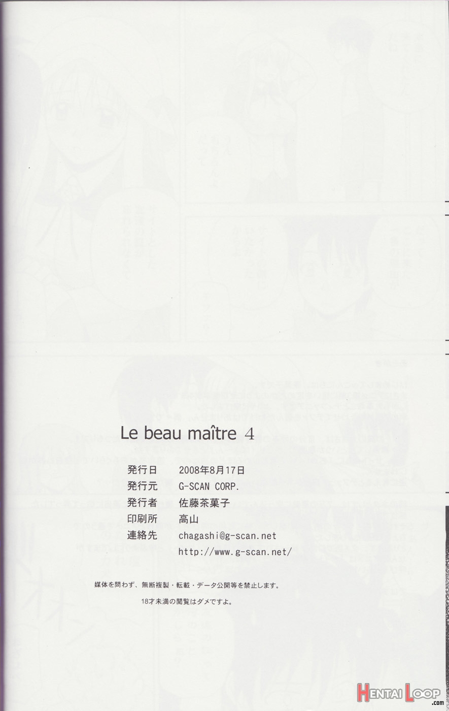 Le Beau Maitre 4 page 27
