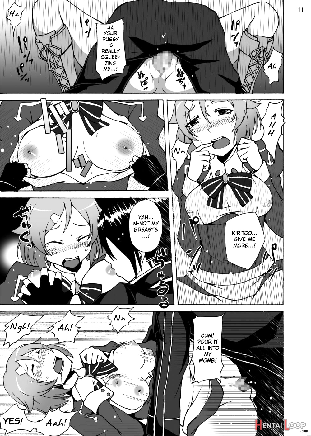 Lisbeth's Decision...to Steal Kirito From Asuna Even If She Has To Use A Dangerous Drug page 11