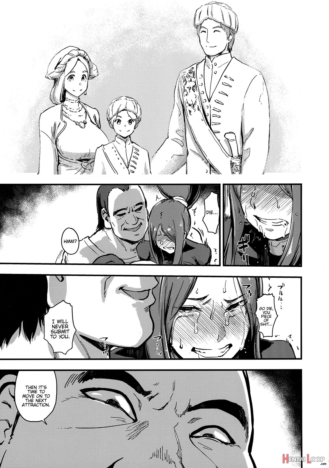 Majuu Teikoku Hishi Chuu Otto No Tame Ni Kairaku Goumon Ni Taeru Boukoku No Ouhi page 21