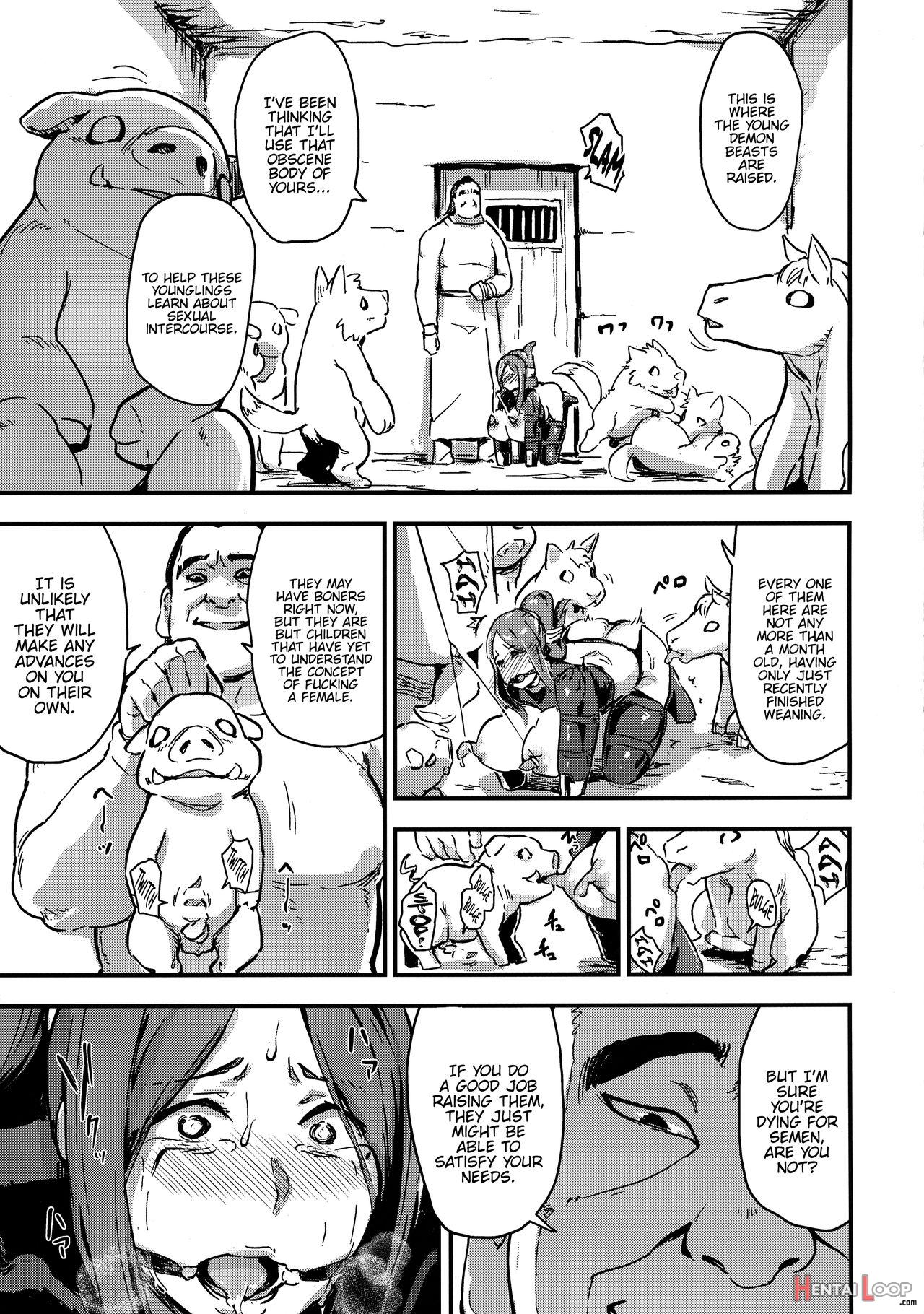 Majuu Teikoku Hishi Chuu Otto No Tame Ni Kairaku Goumon Ni Taeru Boukoku No Ouhi page 23