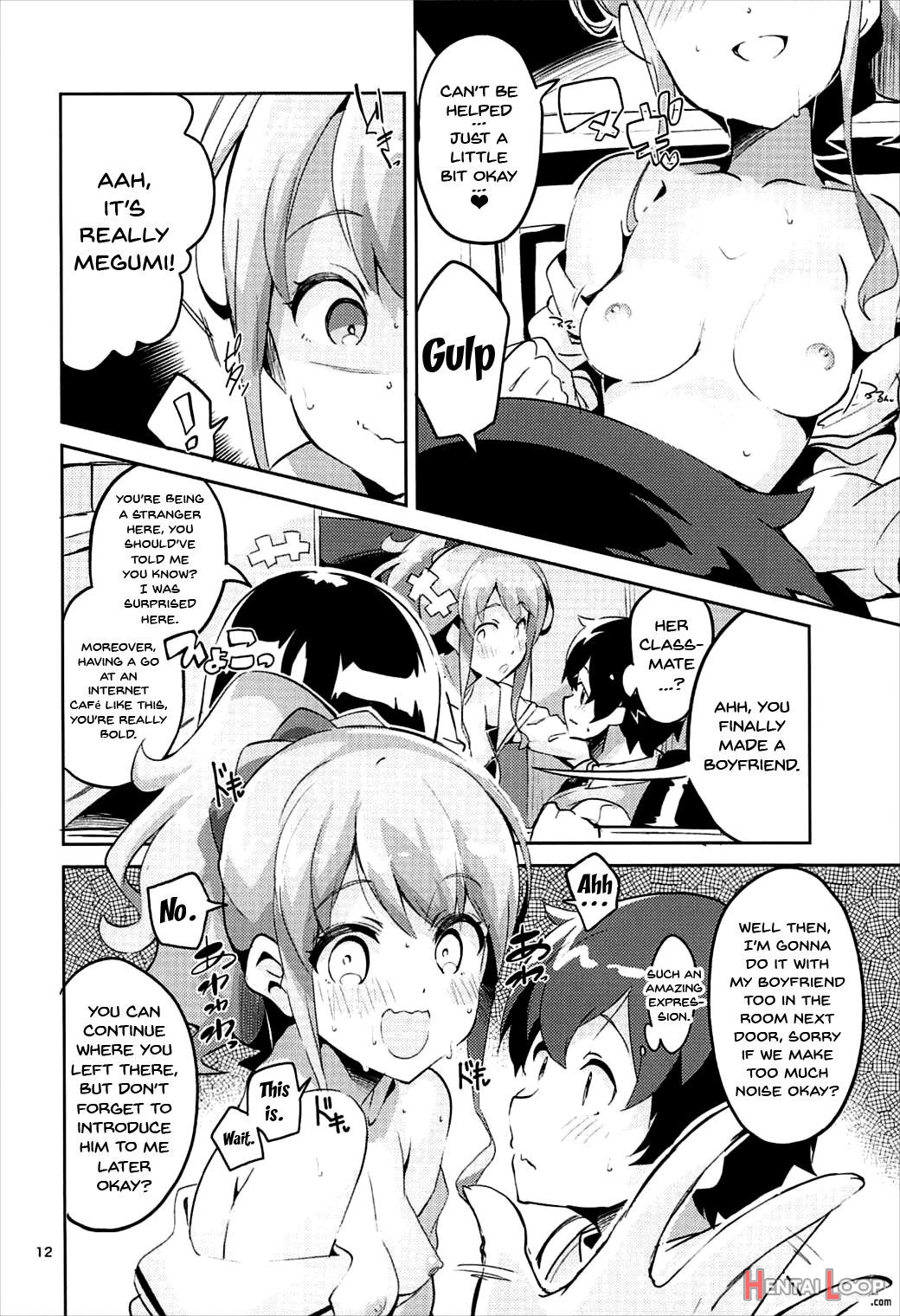 Making Out With Jinno Megumi On A Couple Seat Of The Necafe page 11