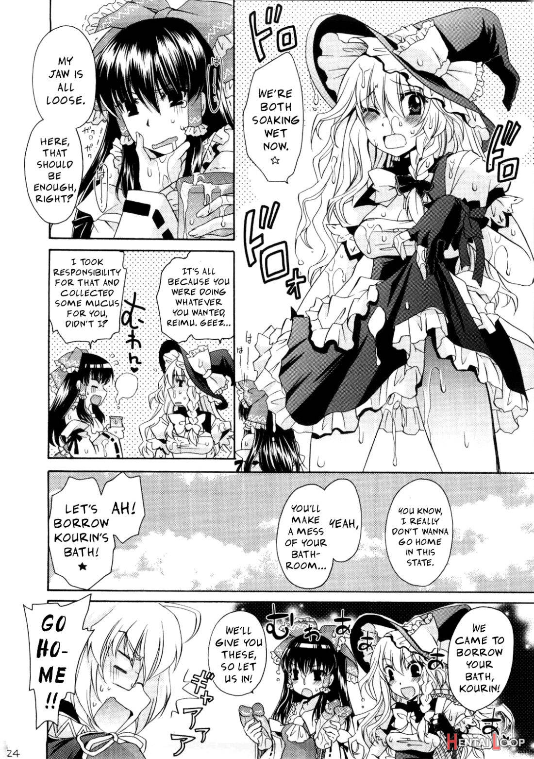 Marisa, Mushrooms, And Fiendish Miko page 22