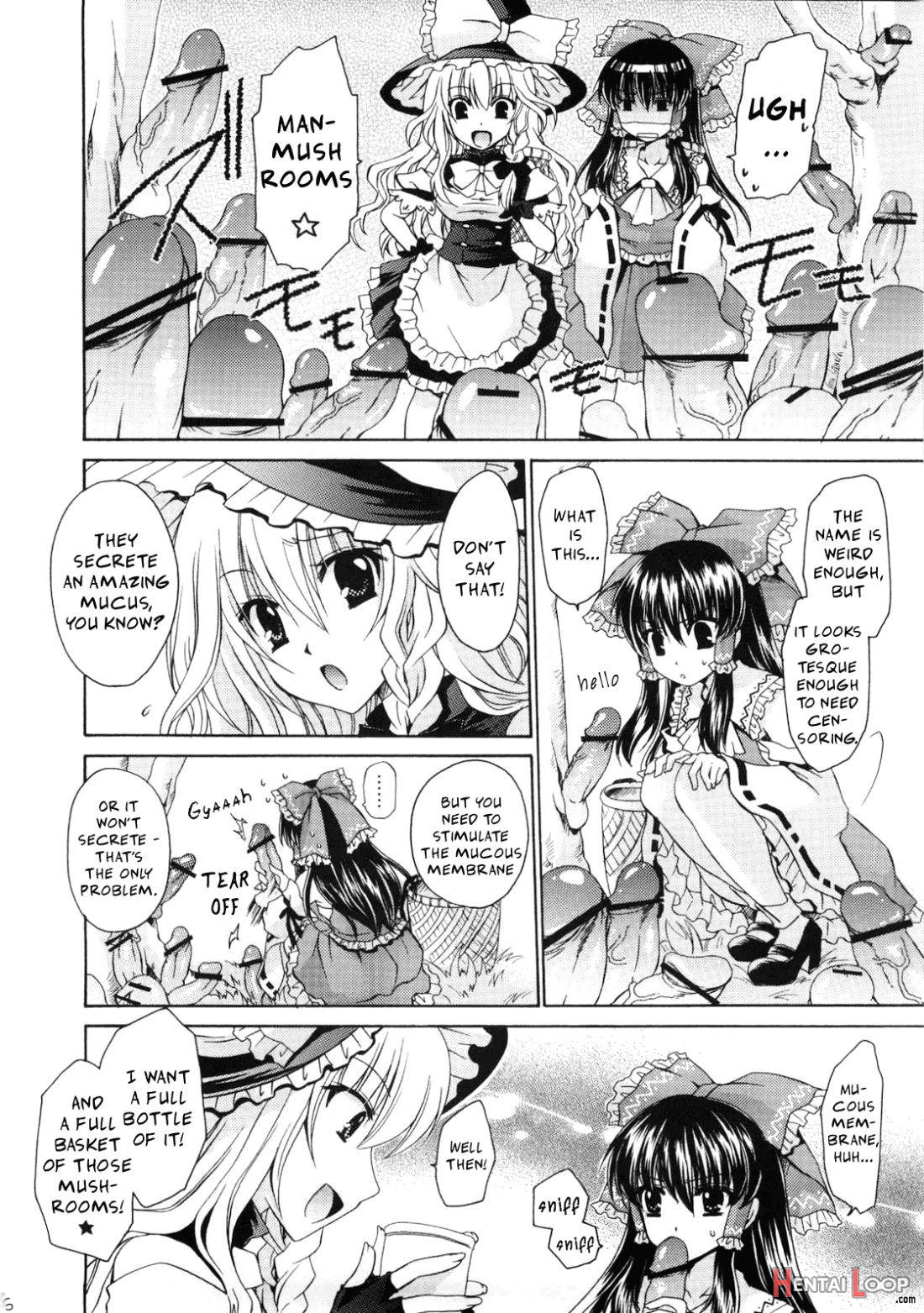 Marisa, Mushrooms, And Fiendish Miko page 4